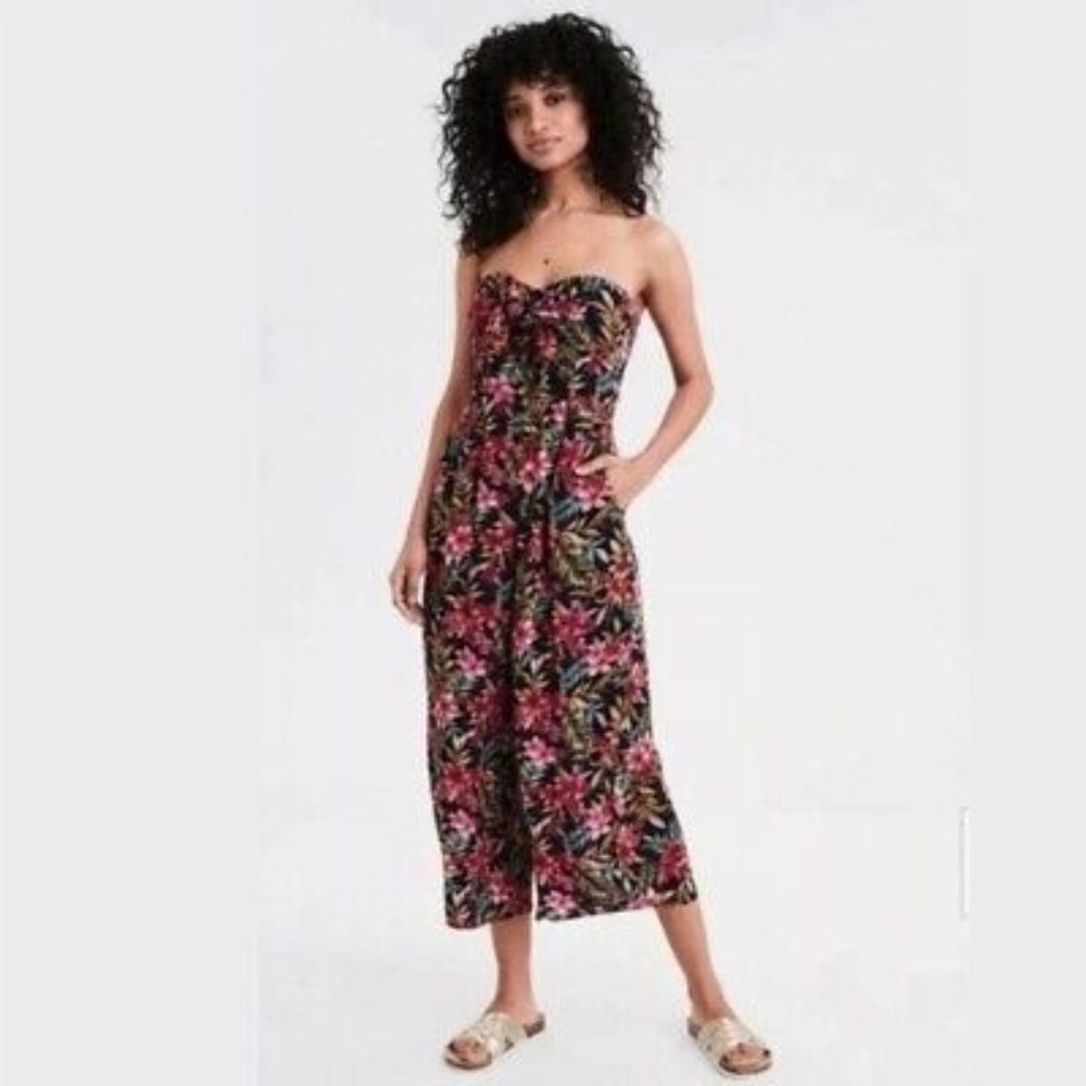 American Eagle Outfitters Strapless Jumpsuit